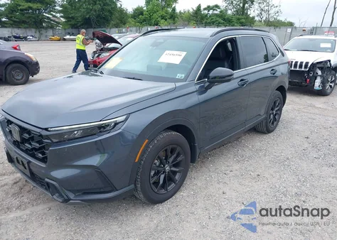 2024 Honda Cr-V Hybrid Sport-L из США, поврежденный, VIN 7FARS6H84RA069856